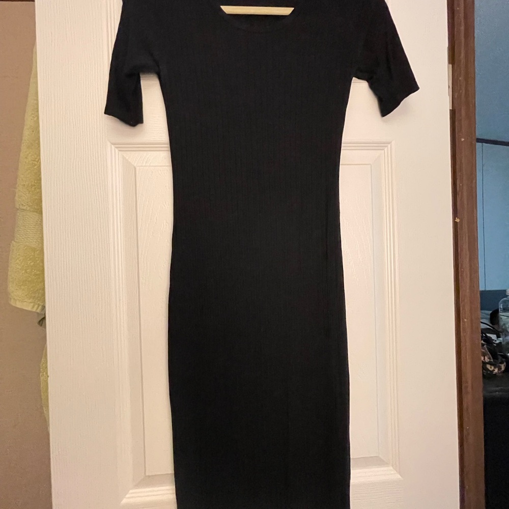 LuLaRoe Black Midi Dress